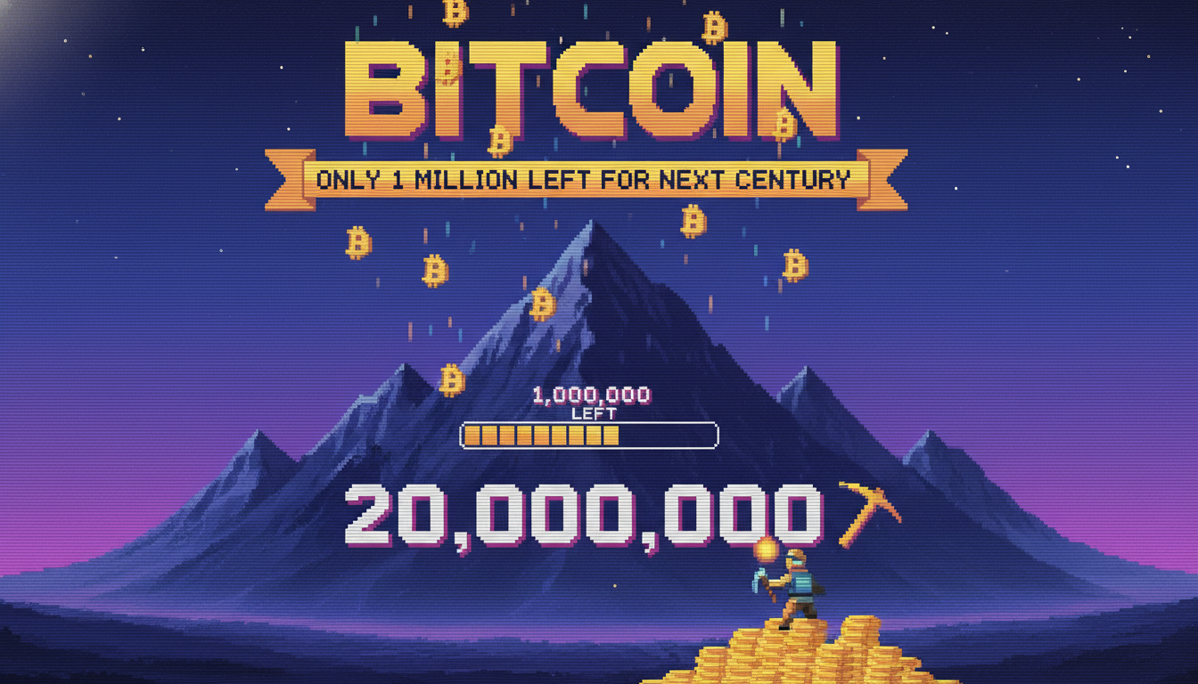 Bitcoin Hits 20 Million Mined, Only 1 Million Left for Next Century