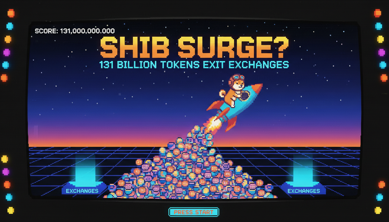 SHIB Surge? 131 Billion Tokens Exit Exchanges