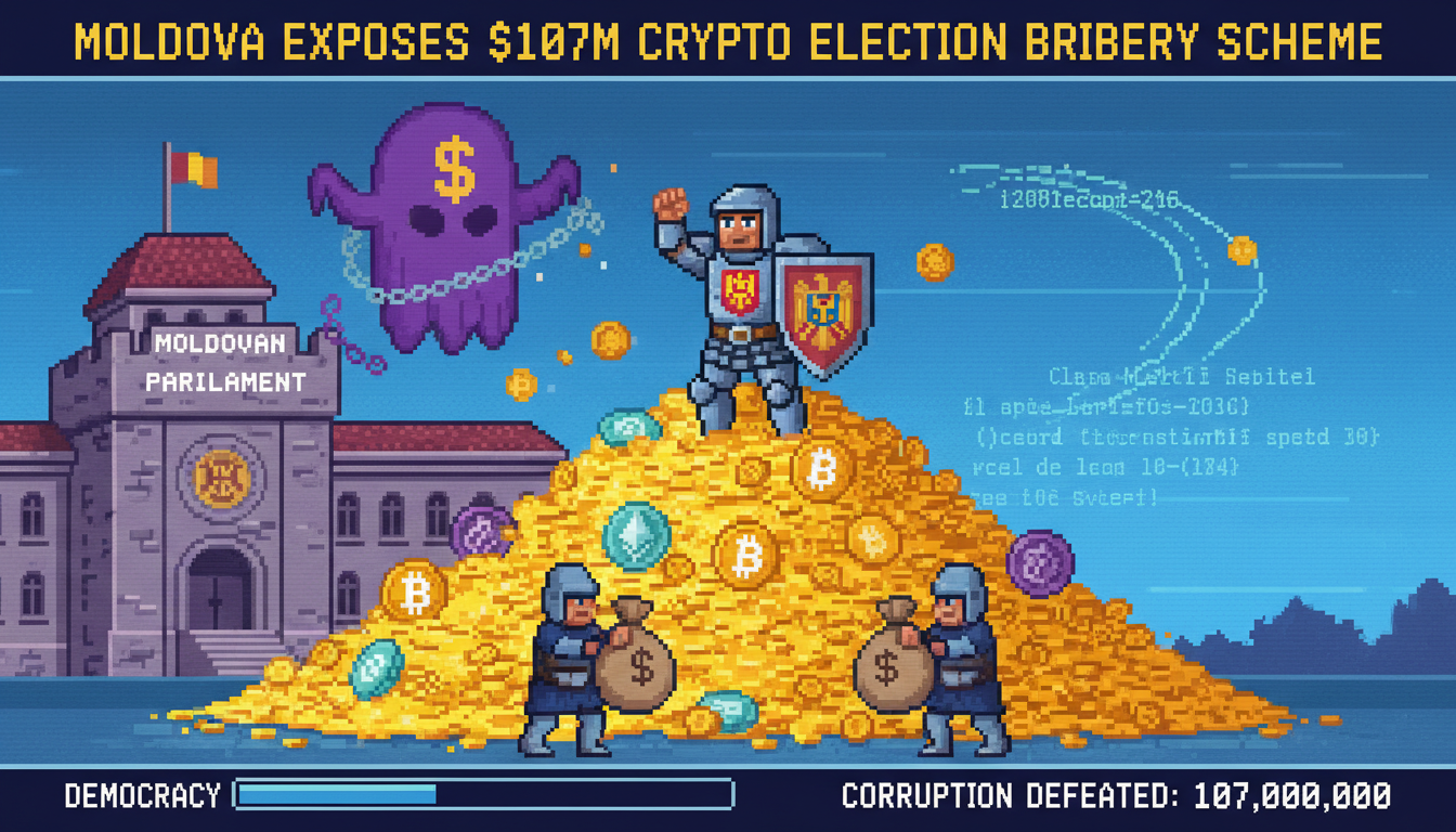 Moldova Exposes $107M Crypto Election Bribery Scheme
