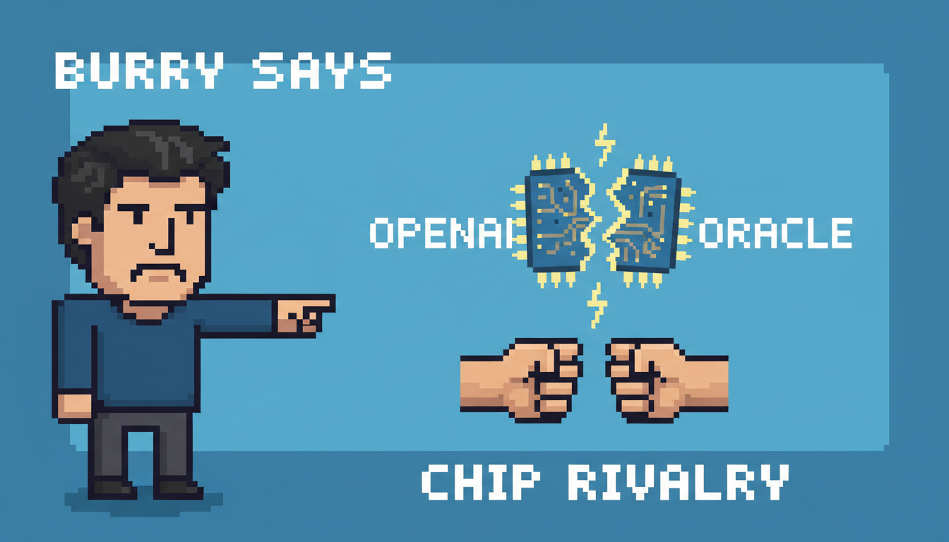 Burry Says OpenAI Oracle Exit Reveals Chip Rivalry