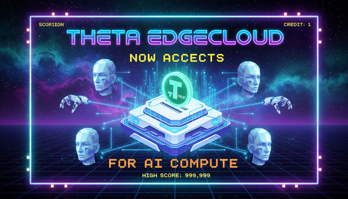 Theta EdgeCloud Now Accepts TDROP for AI Compute