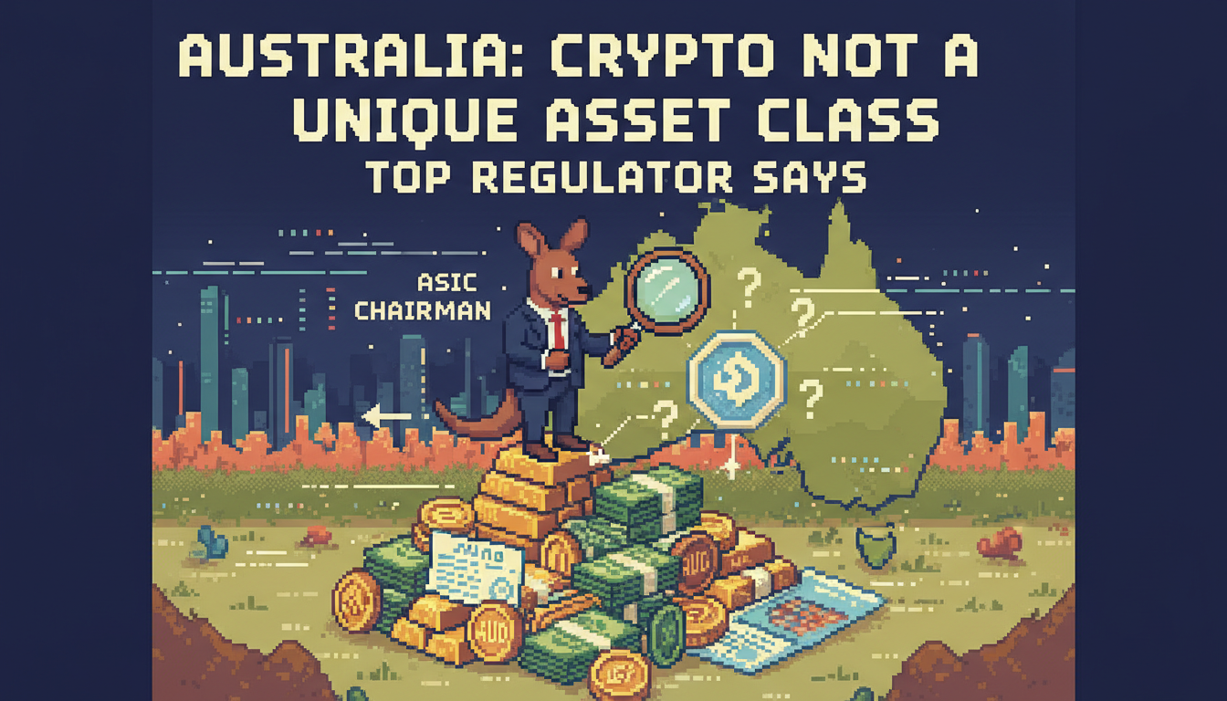 Australia: Crypto Not a Unique Asset Class, Says Top Regulator