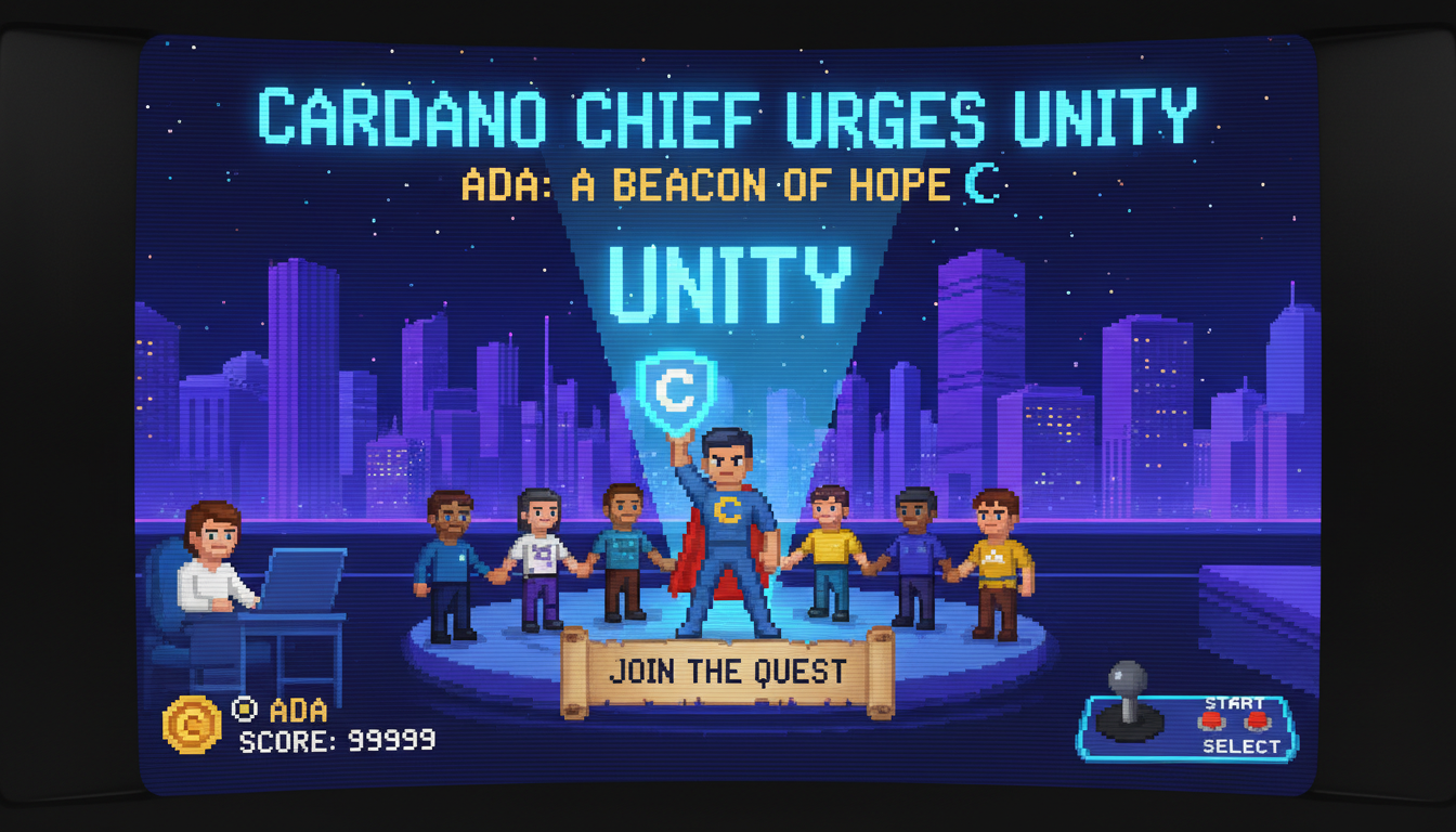 Cardano Chief Urges Unity, Calls ADA a "Beacon of Hope"