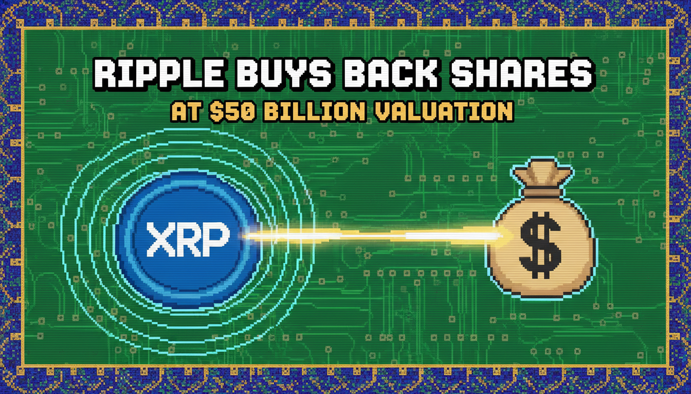 Ripple to Buy Back Shares at $50 Billion Valuation