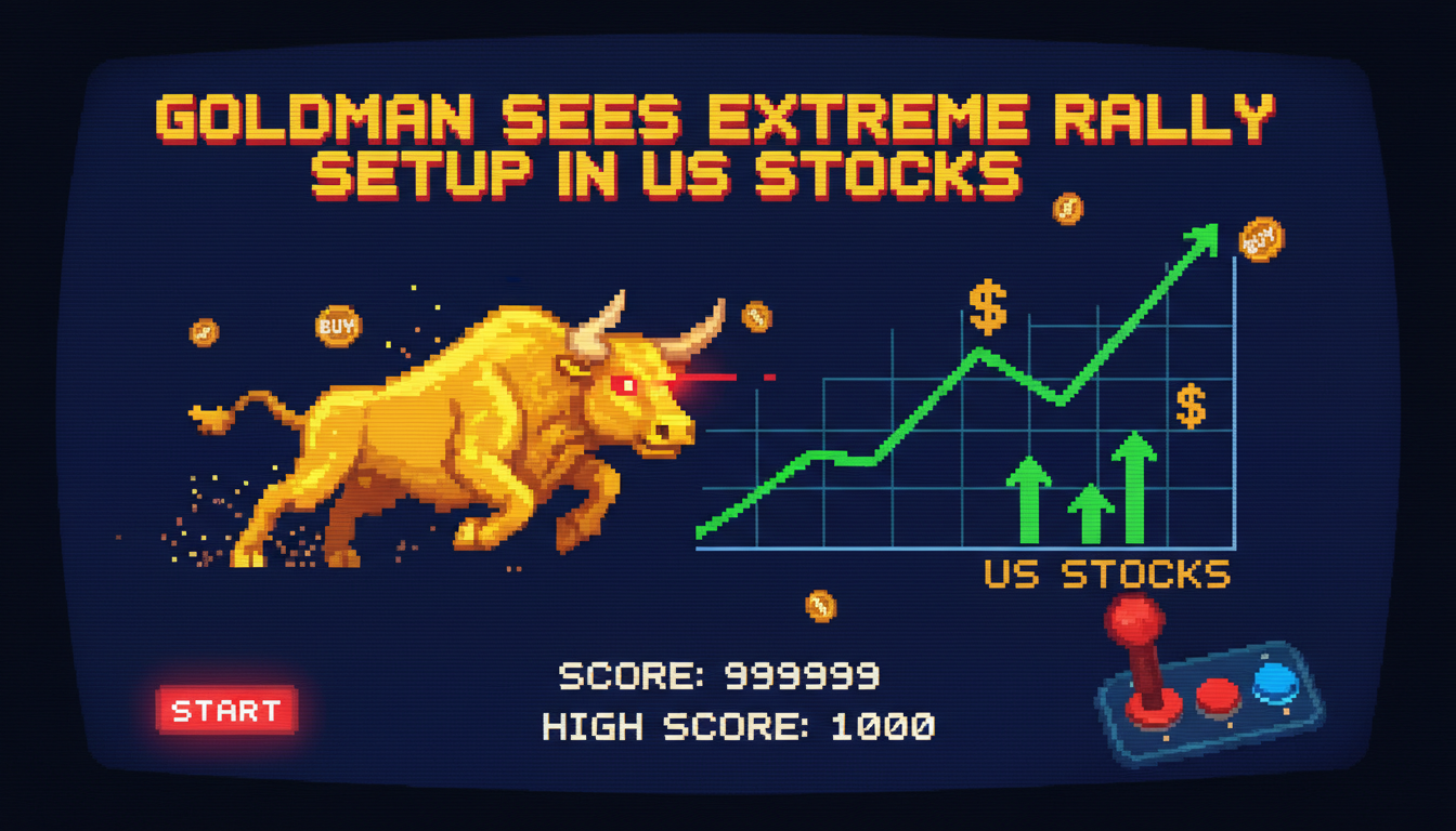Goldman Sees Extreme Rally Setup in US Stocks