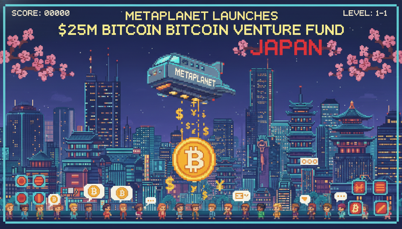 Metaplanet Launches $25M Bitcoin Venture Fund in Japan
