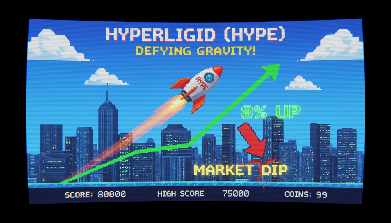 Hyperliquid (HYPE) Defies Market Dip with 8% Daily Surge