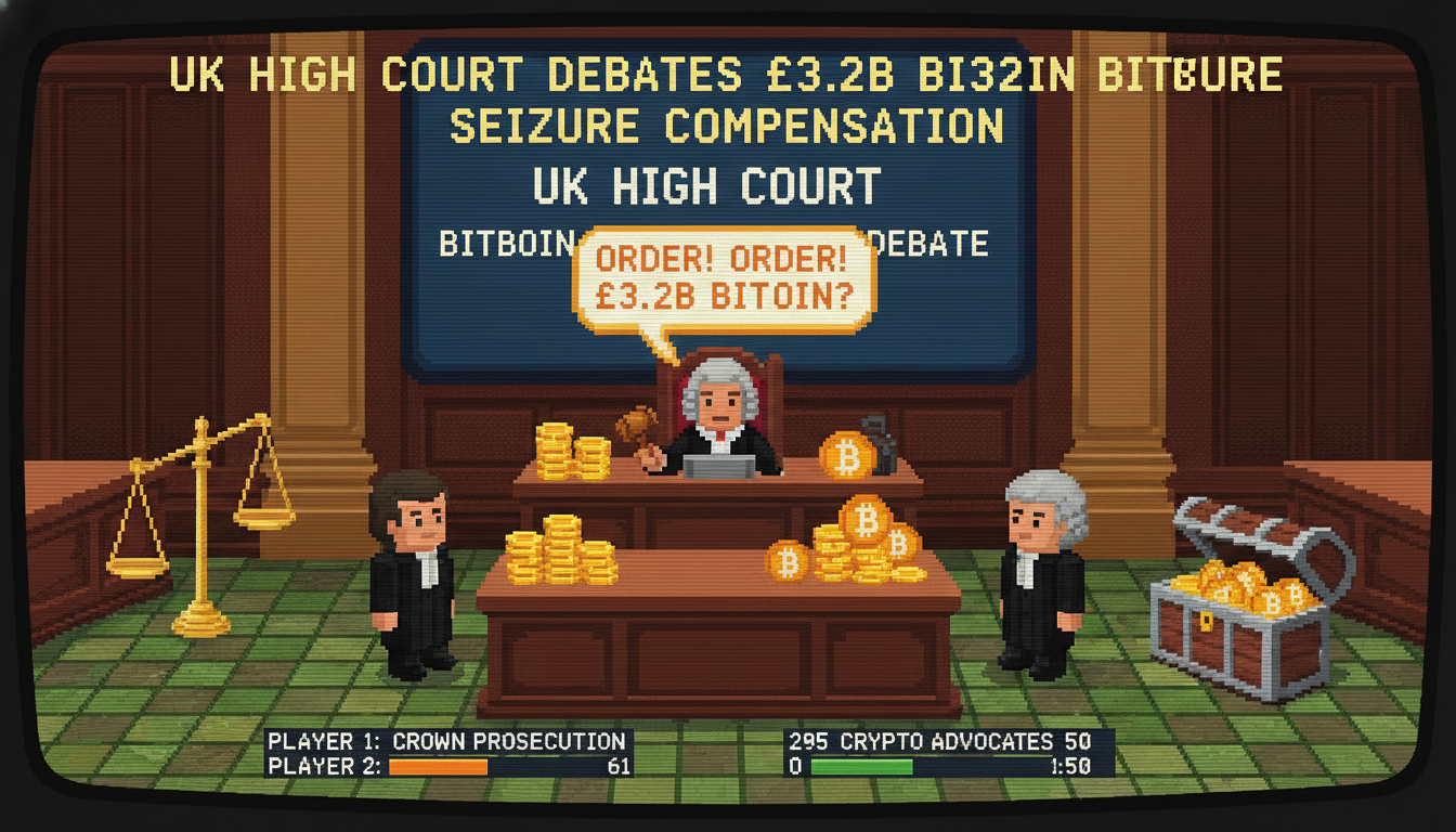 UK High Court Debates £3.2B Bitcoin Seizure Compensation