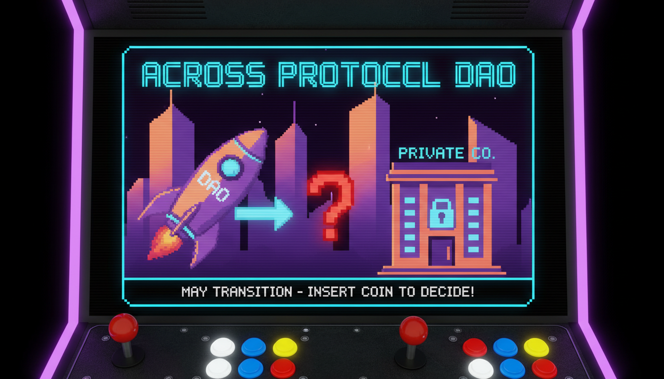 Across Protocol DAO May Transition to Private Company