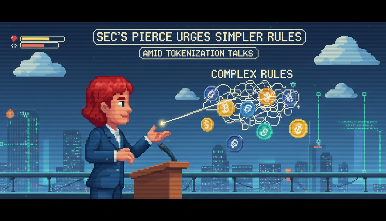 SEC's Peirce Urges Simpler Rules Amid Tokenization Talks