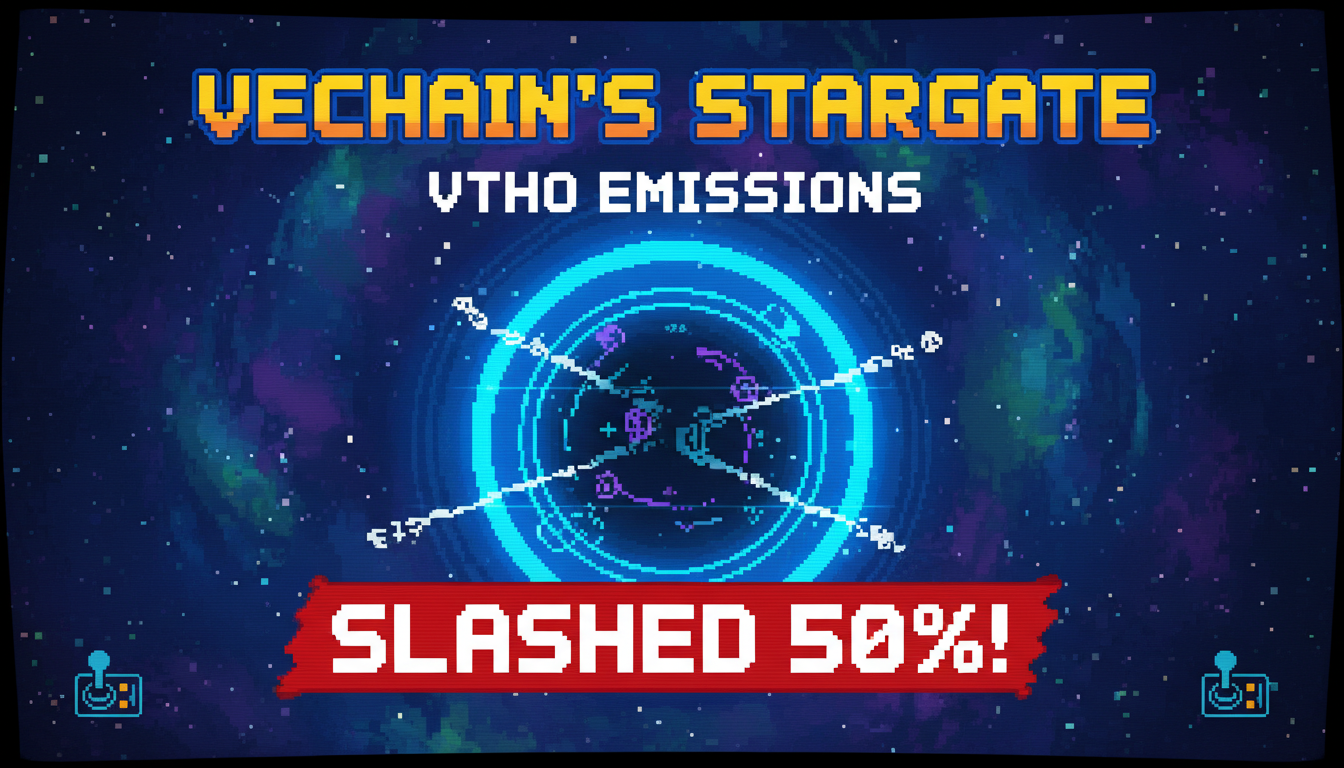 VeChain's StarGate: VTHO Emissions Slashed 50%