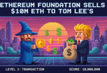 Ethereum Foundation Sells $10M ETH to Tom Lee’s Ethereum Foundation Sells $10M ETH to Tom Lee's