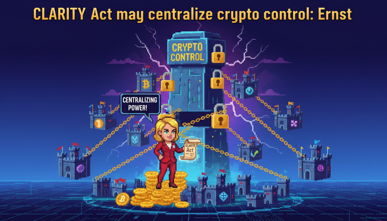 CLARITY Act may centralize crypto control: Ernst