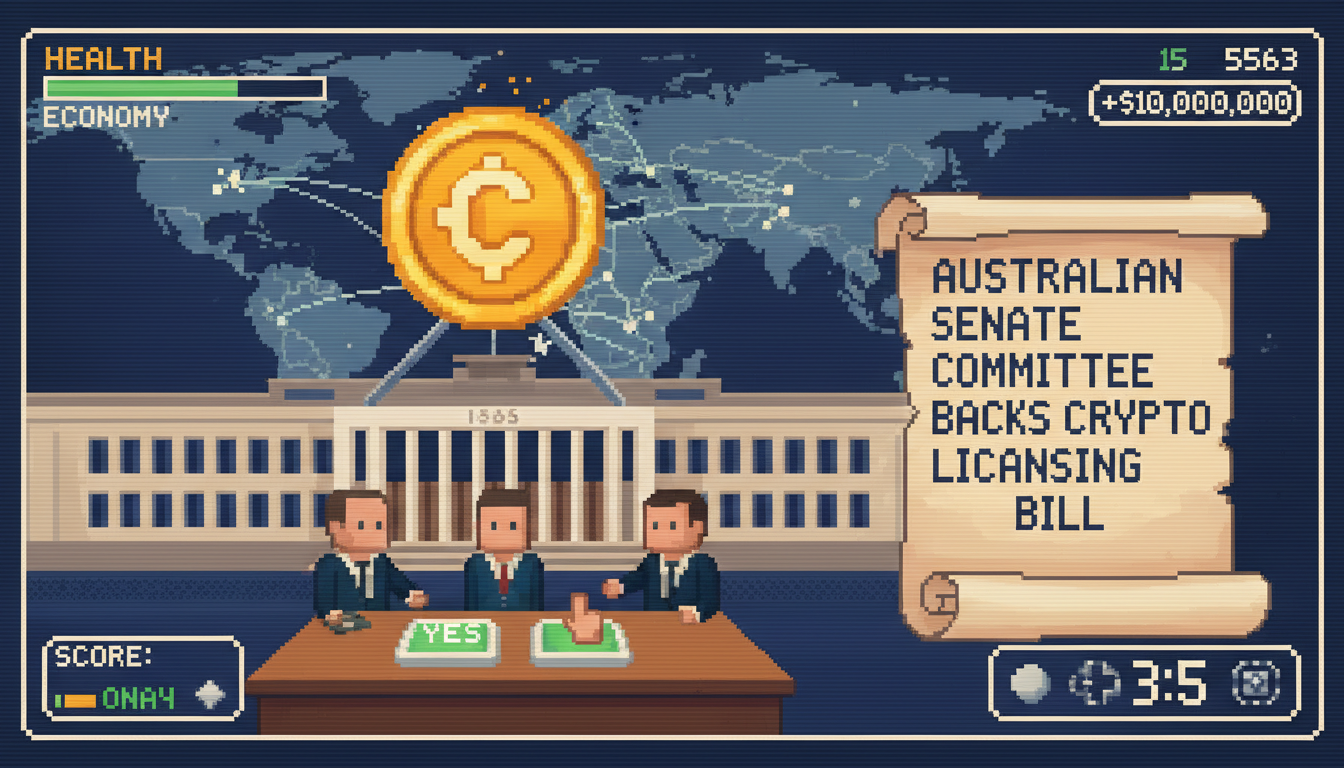Australian senate committee backs crypto licensing bill