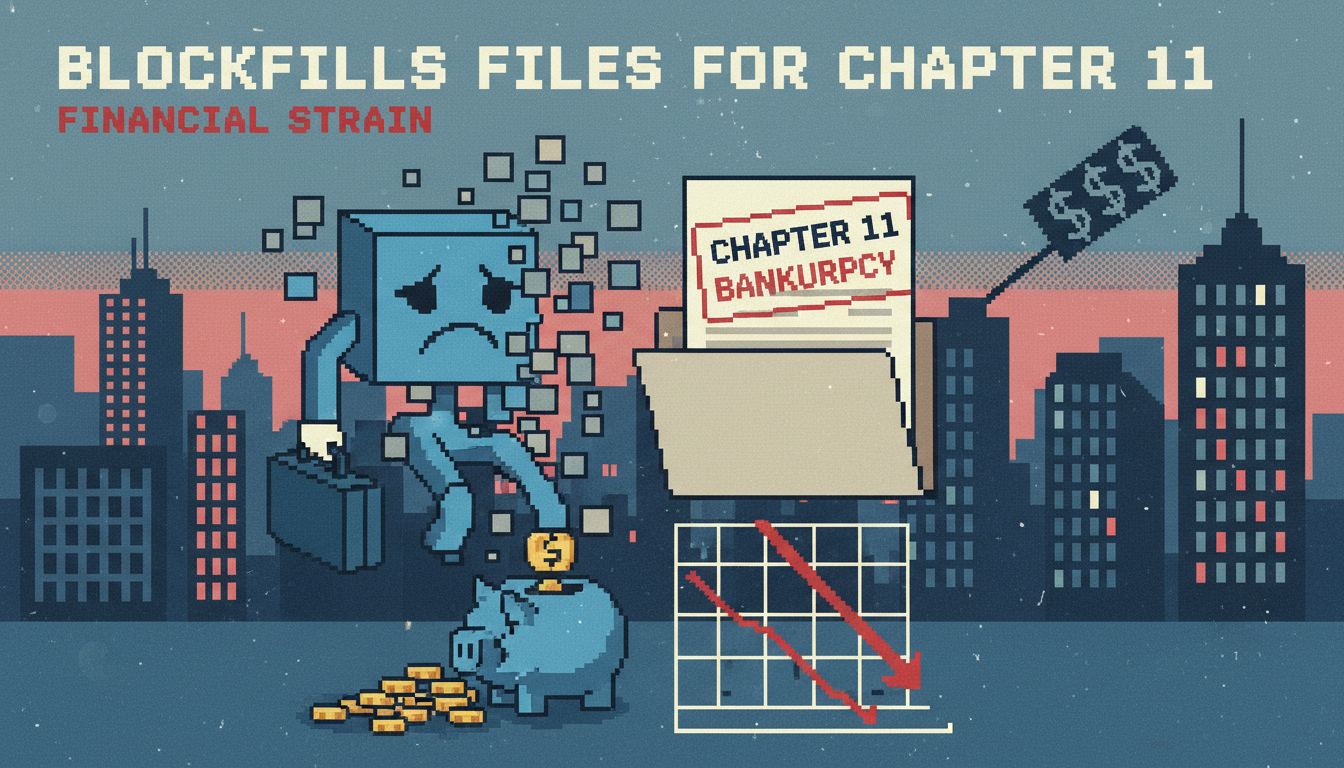 BlockFills Files for Chapter 11 Bankruptcy After Financial Strain