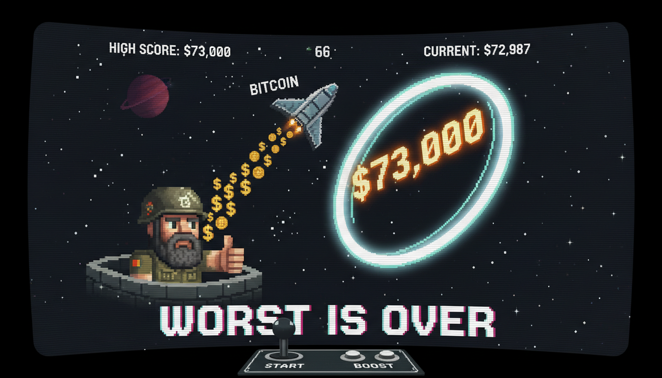 Bitcoin Nears $73K: Veteran Says Worst May Be Over.