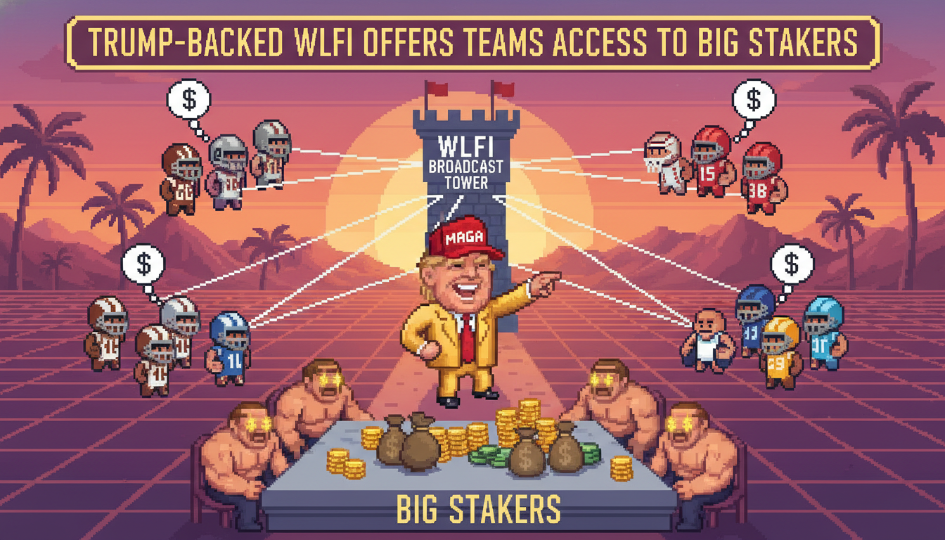 Trump-Backed WLFI Offers Teams Access to Big Stakers