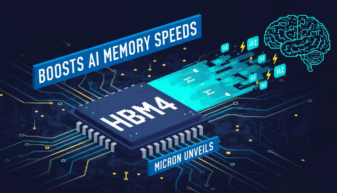Micron Unveils Next-Gen HBM4, Boosts AI Memory Speeds