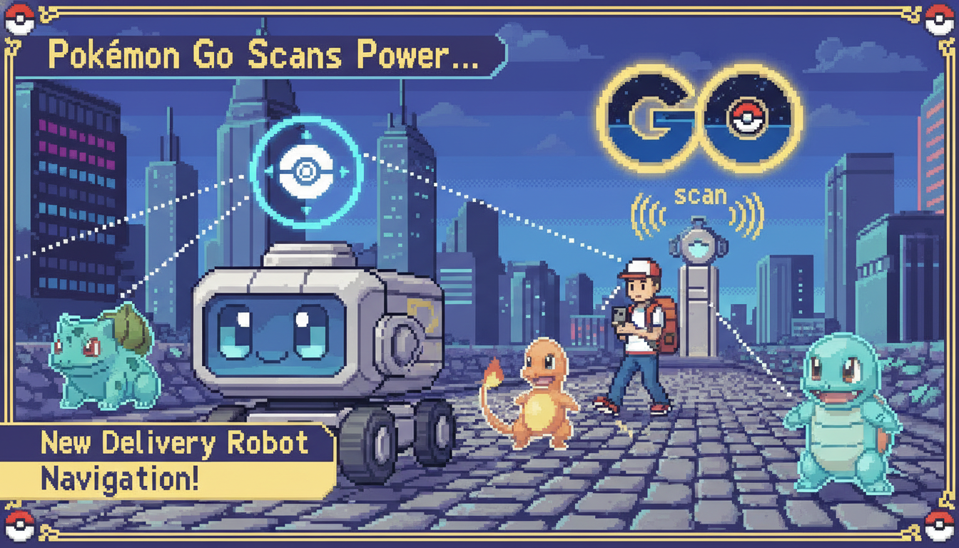 Pokémon Go Scans Power New Delivery Robot Navigation