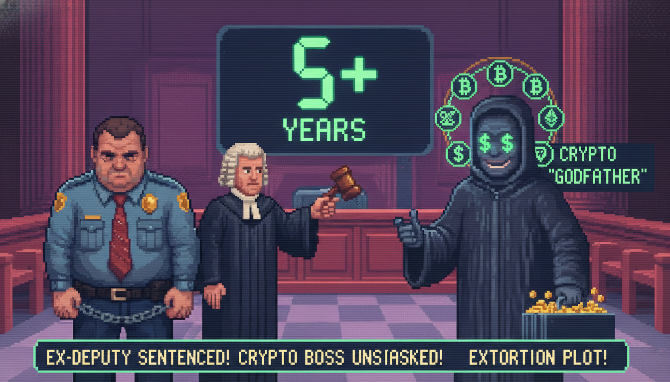 Ex-Deputy Gets 5+ Years in Crypto "Godfather" Extortion