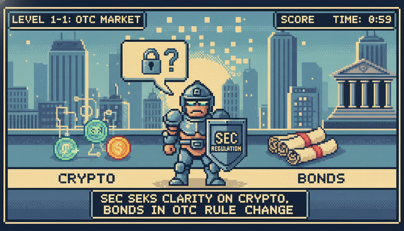 SEC seeks clarity on crypto, bonds in OTC rule change