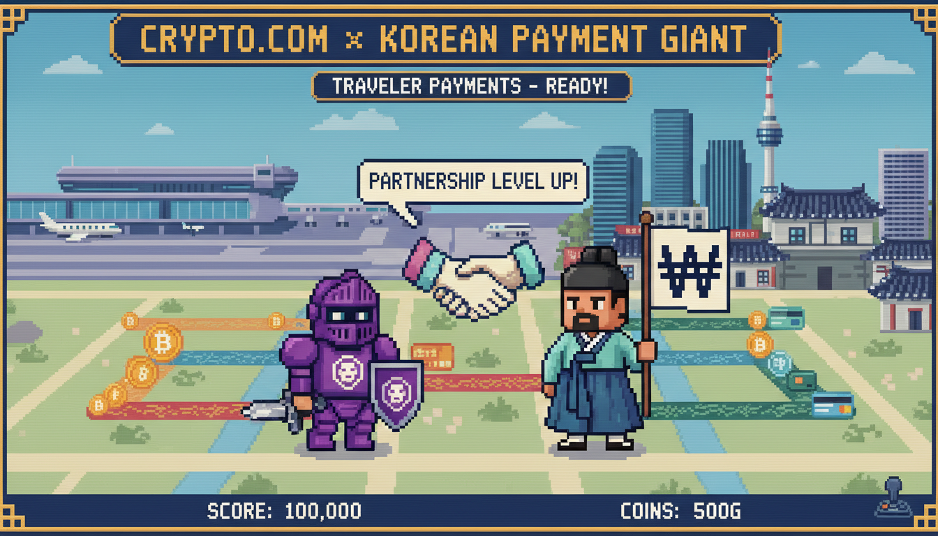 Crypto.com Partners With Korean Payment Giant for Traveler Payments