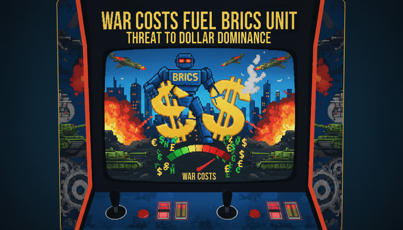 War Costs Fuel BRICS Unit Threat to Dollar Dominance