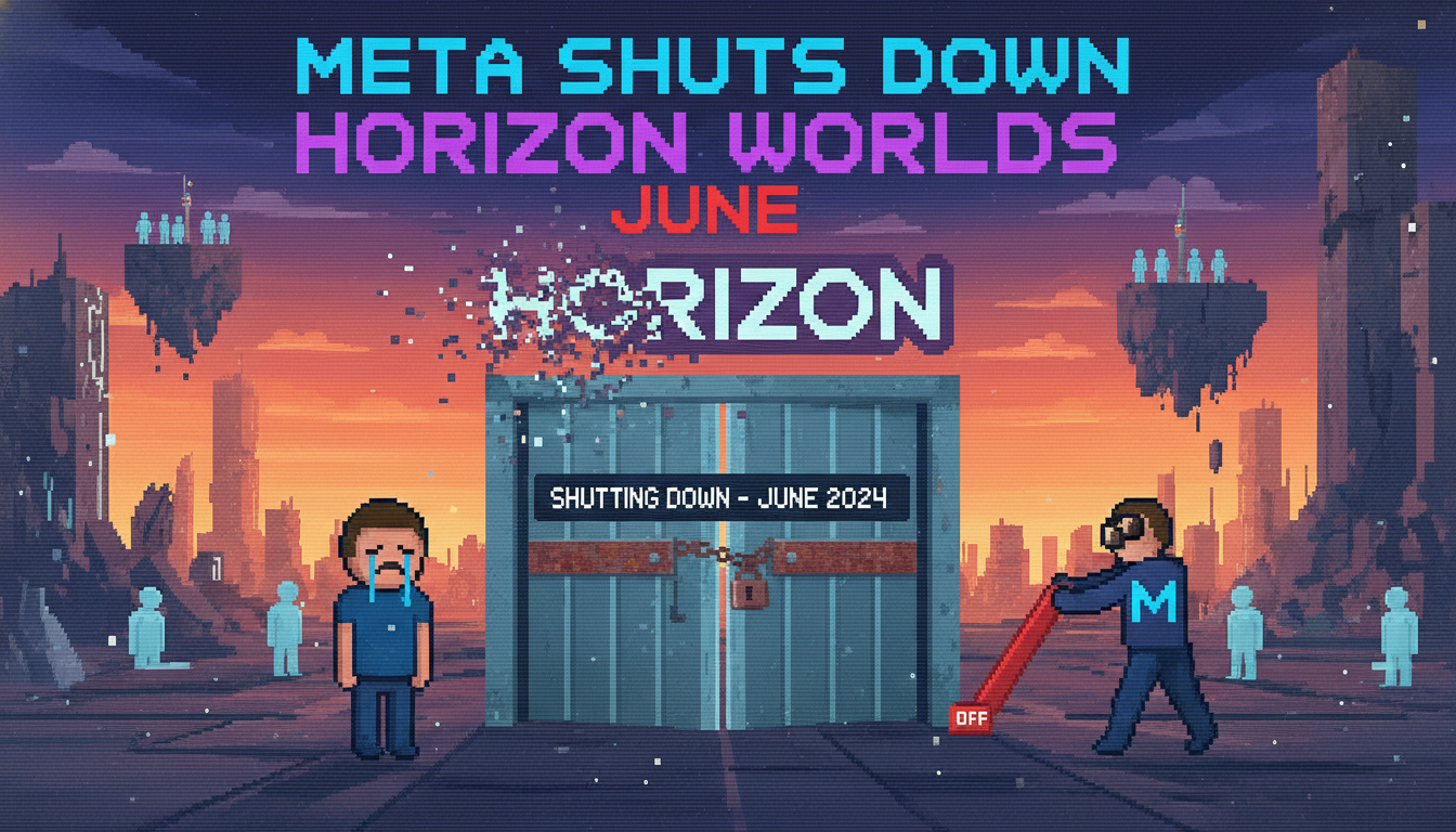 Meta Shuts Down Virtual Reality Horizon Worlds in June