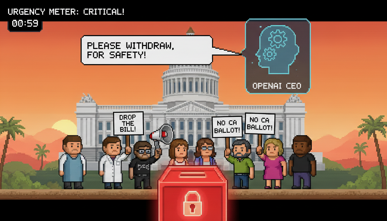 Groups Urge OpenAI To Drop Calif. AI Safety Ballot Measure