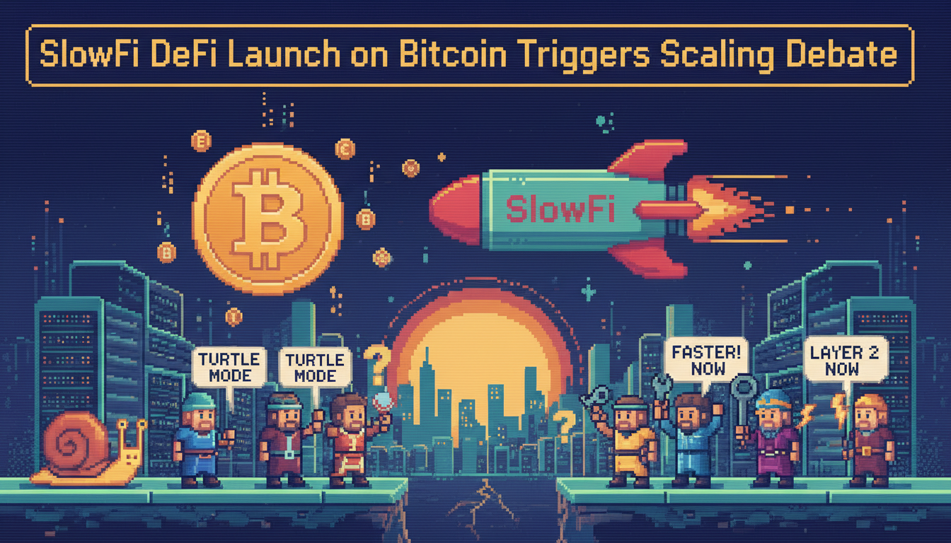 SlowFi DeFi Launch on Bitcoin Triggers Scaling Debate
