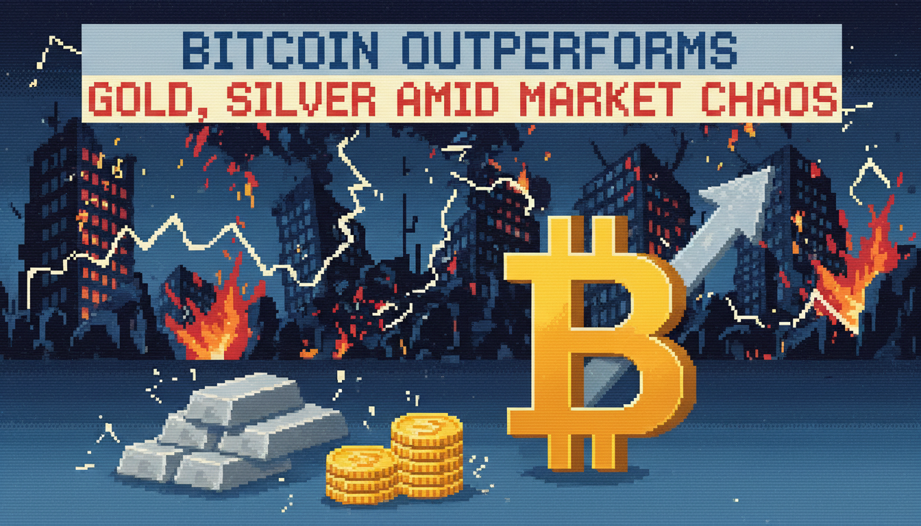 Bitcoin Outperforms Gold, Silver Amid Market Chaos