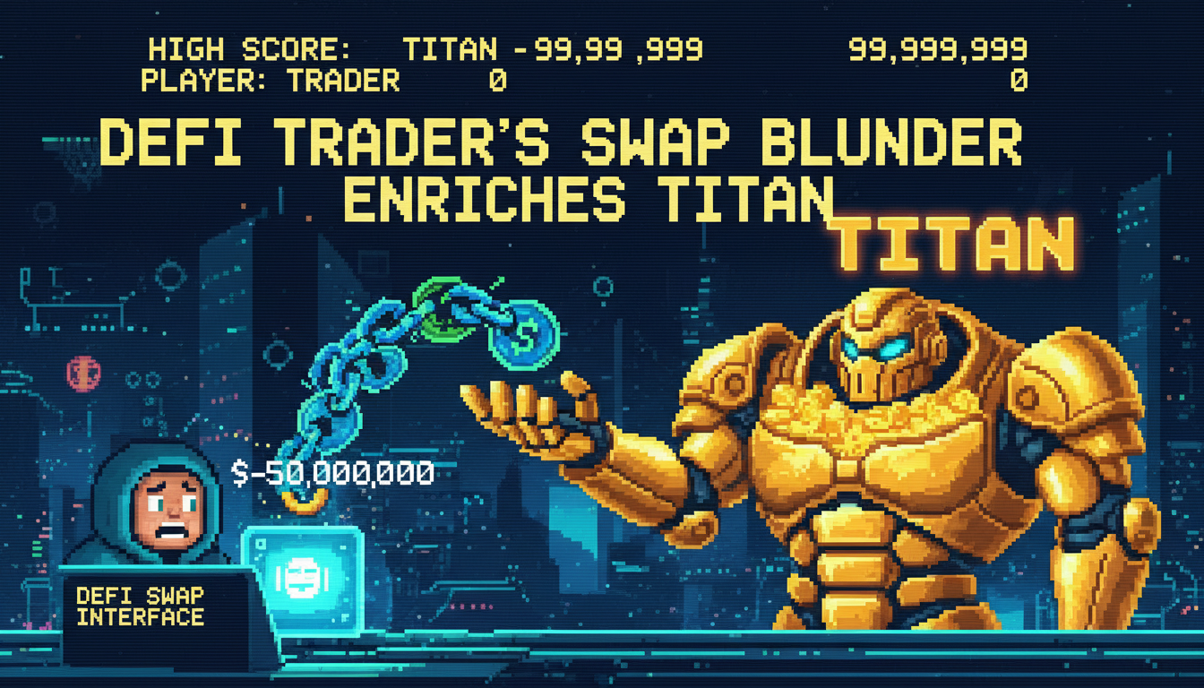 DeFi Trader's $50M Swap Blunder Enriches Titan