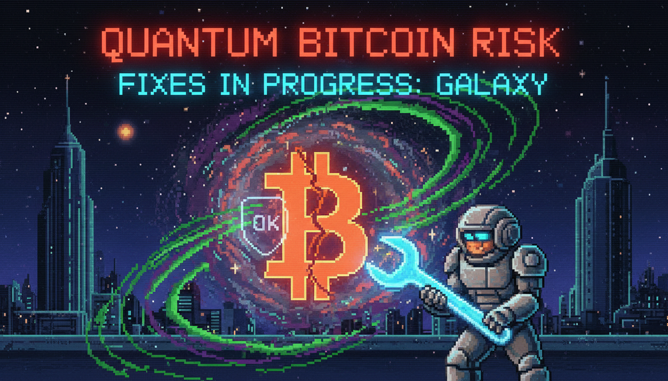 Quantum Bitcoin Risk Real, But Fixes In Progress: Galaxy