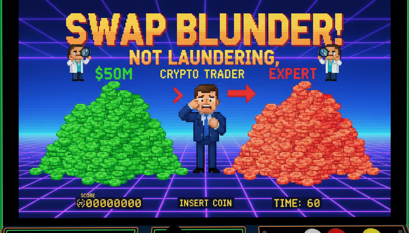 Crypto trader's $50M swap blunder wasn't laundering: experts