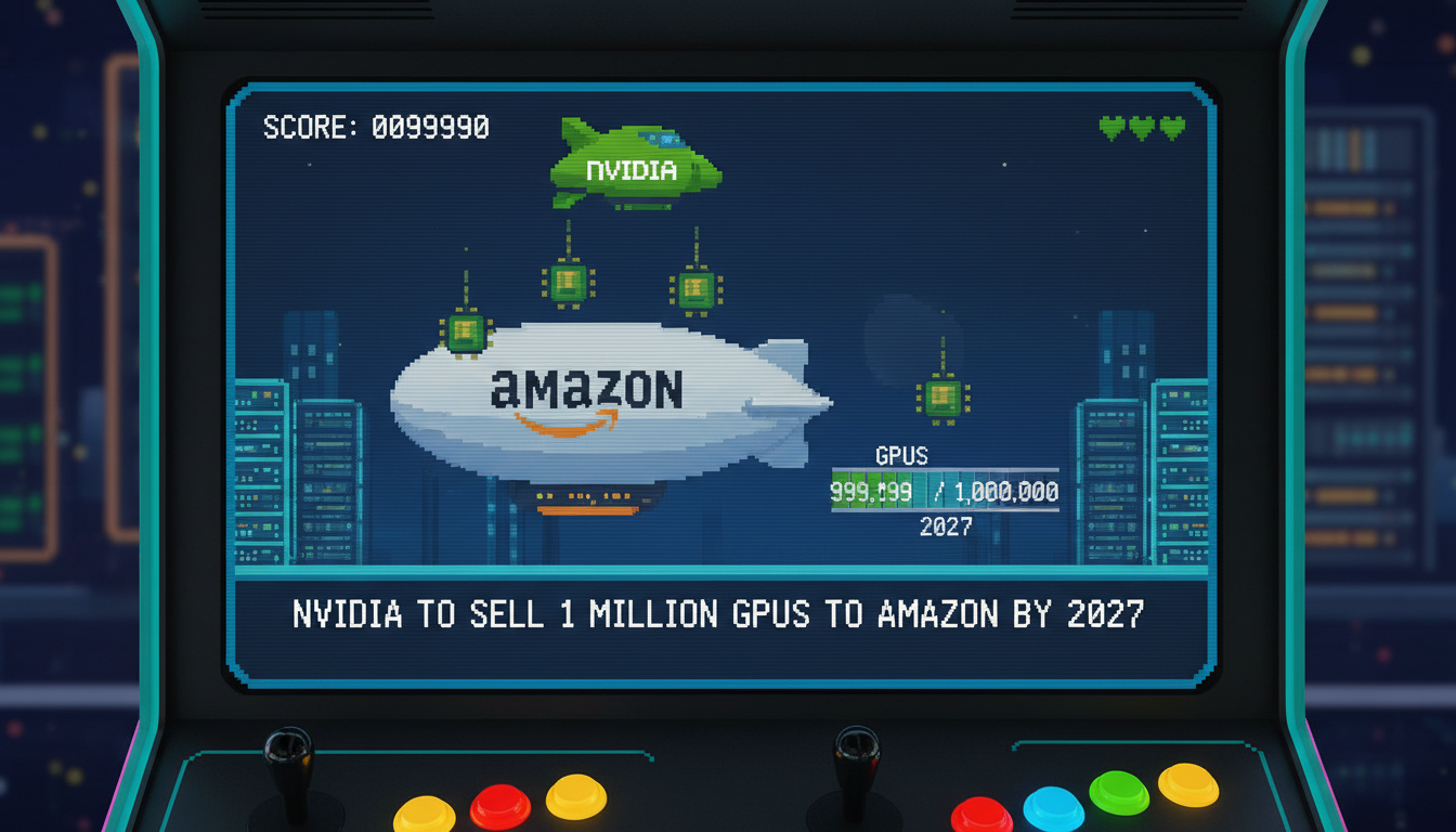 Nvidia to sell 1 million GPUs to Amazon by 2027