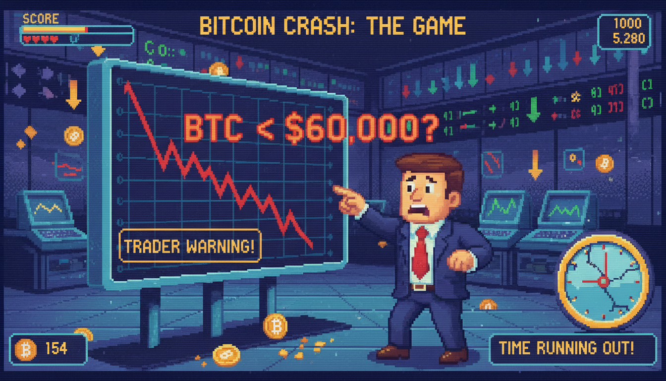 Trader Warns Bitcoin Could Drop Below $60,000