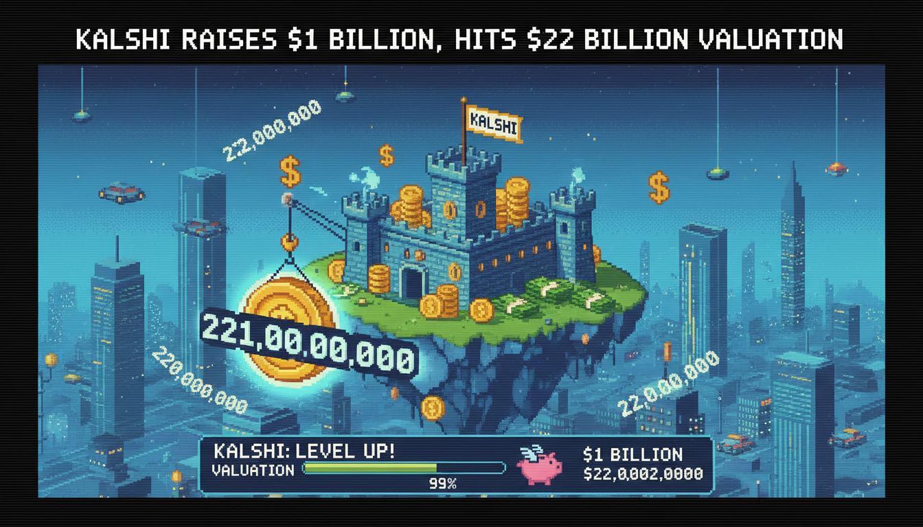 Kalshi Raises $1 Billion, Hits $22 Billion Valuation