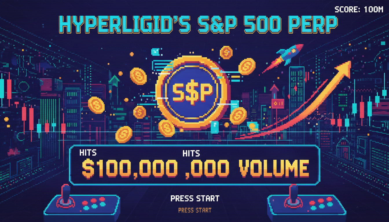 Hyperliquid's S&P 500 Perp Hits $100M Volume