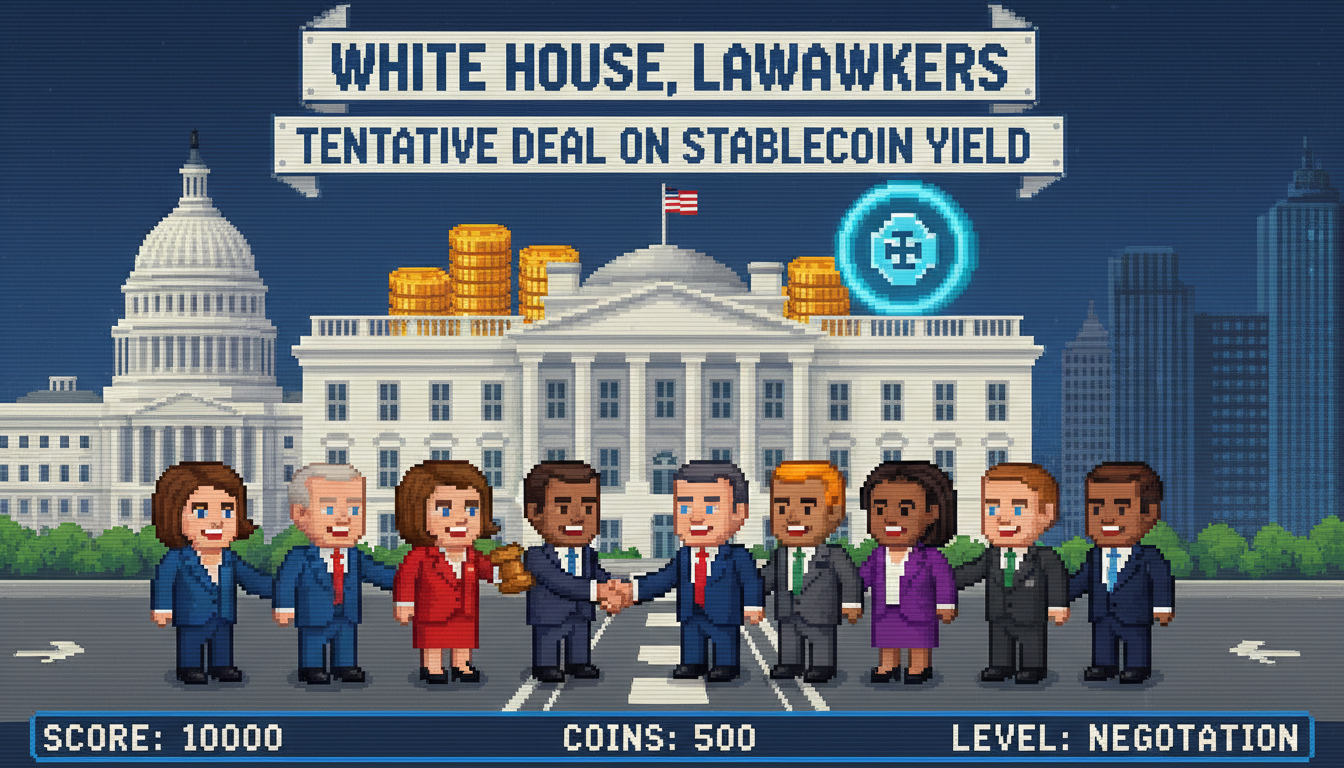 White House, Lawmakers Reach Tentative Deal on Stablecoin Yield