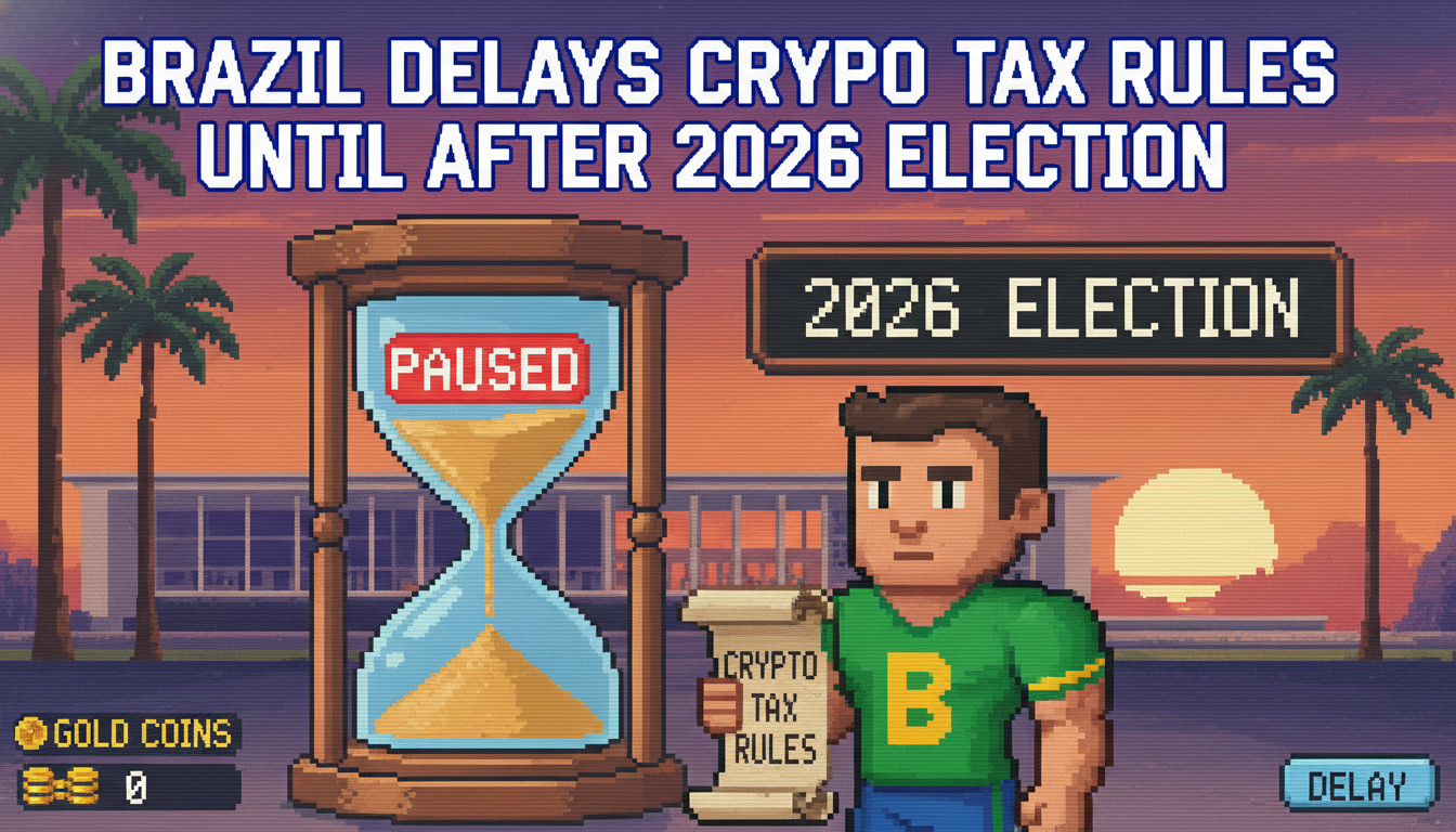 Brazil Delays Crypto Tax Rules Until After 2026 Election