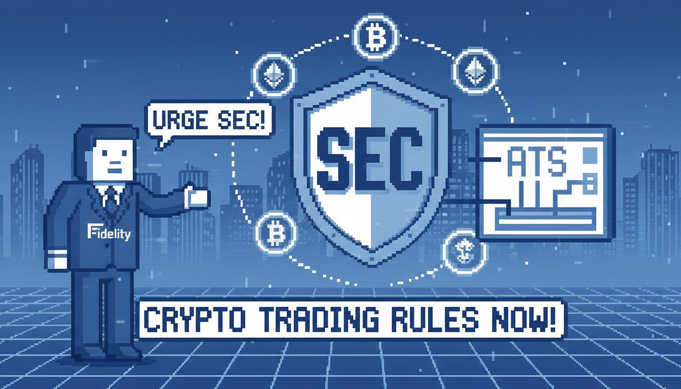 Fidelity Urges SEC for Crypto Trading Rules on ATS