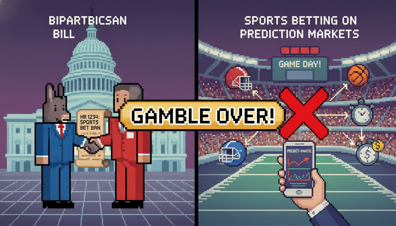Bipartisan Bill Targets Sports Betting on Prediction Markets