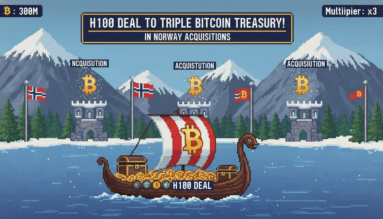 H100 Deal to Triple Bitcoin Treasury in Norway Acquisitions