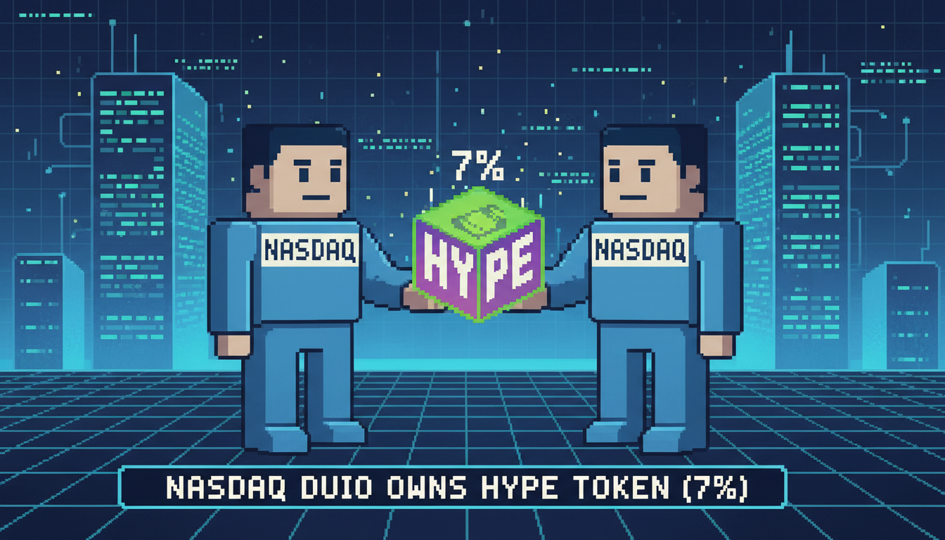 Nasdaq Duo Holds 7% of Hyperliquid’s HYPE Token