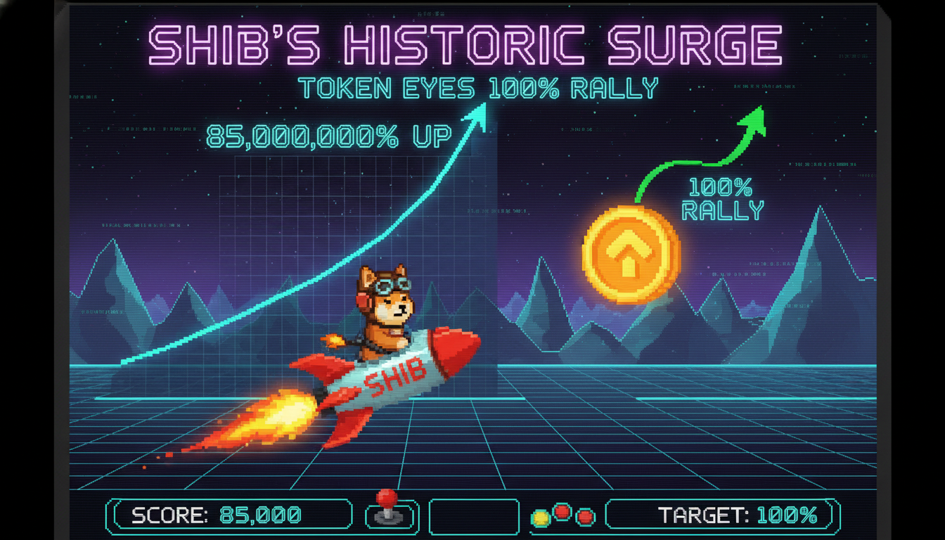 SHIB's Historic 85M% Surge Echoes as Token Eyes 100% Rally