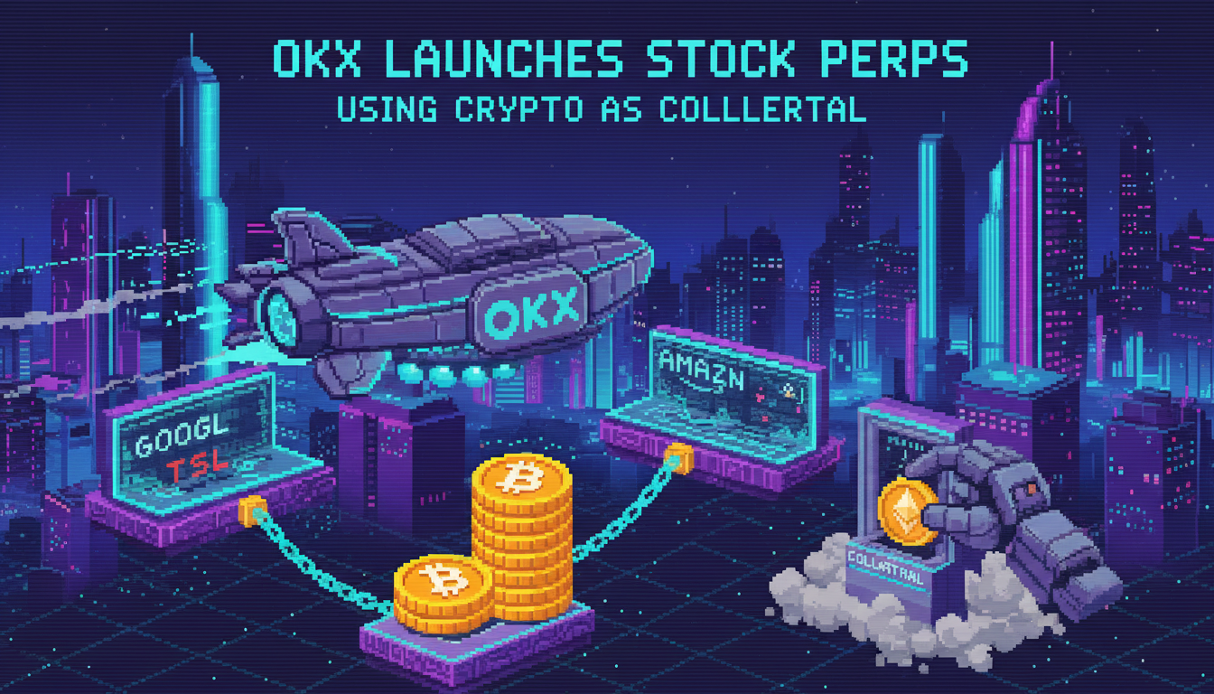 OKX Launches Stock Perps Using Crypto as Collateral
