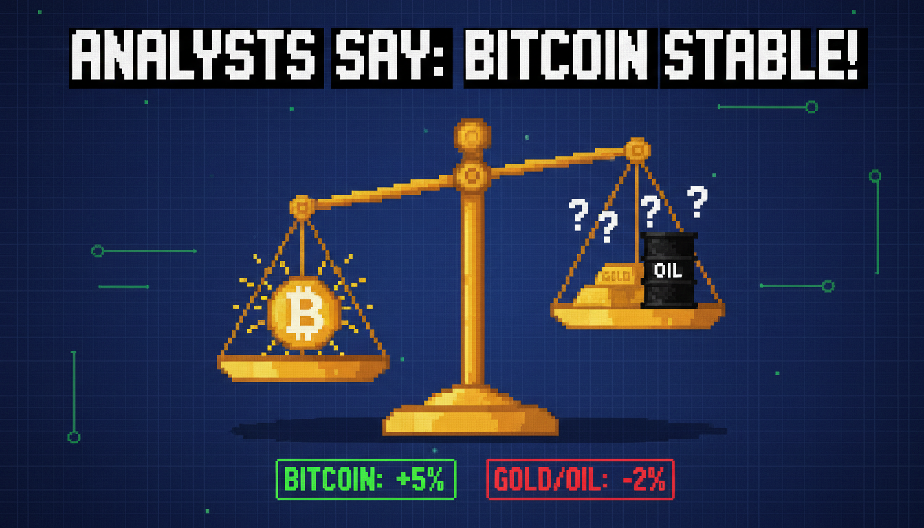 Analysts Say Bitcoin More Stable Than Gold, Oil