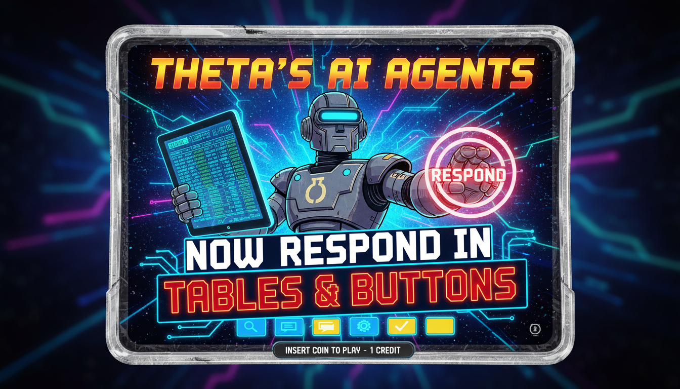 Theta's AI Agents Now Respond in Tables & Buttons