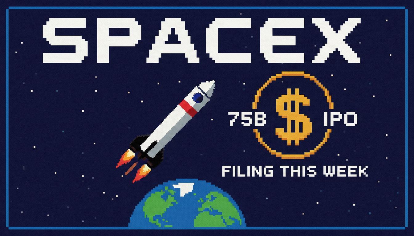 SpaceX Targets Historic $75B IPO Filing This Week