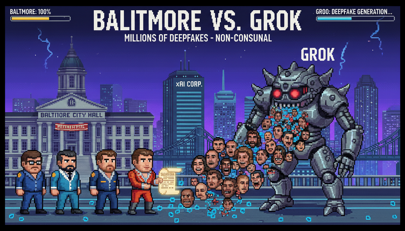 Baltimore sues xAI over Grok’s millions of non-consensual deepfakes